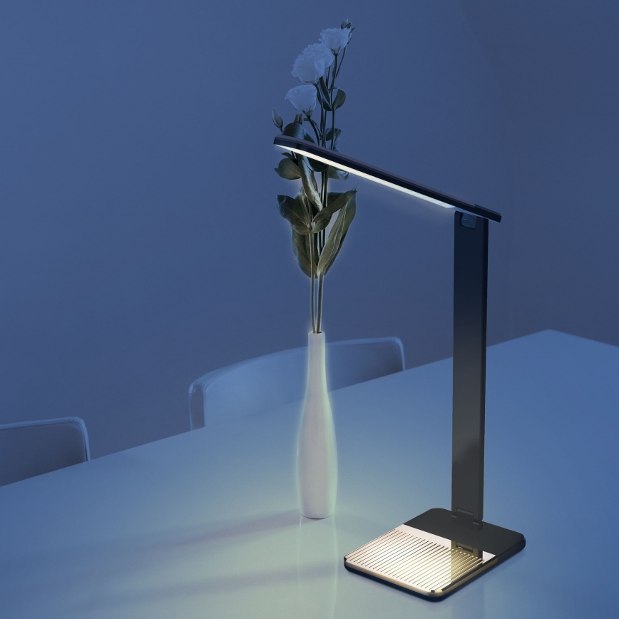 Candeeiro de mesa táctil LED com regulação PRESTIGE LED/12W/230V 2700/4000K/6500K preto
