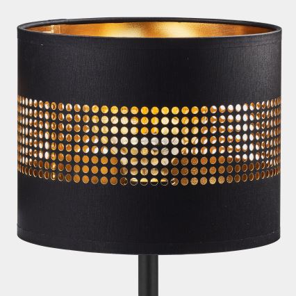 Candeeiro de mesa TAGO 1xE27/15W/230V preto/dourado
