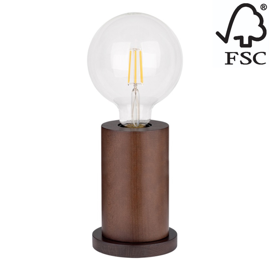 Candeeiro de mesa TASSE 1xE27/25W/230V faia - certificado por FSC