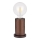 Candeeiro de mesa TASSE 1xE27/25W/230V faia