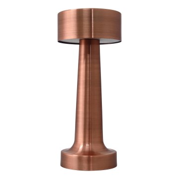 Candeeiro de mesa tátil LED com regulação LED/3W/5V 2000mAh cobre