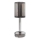 Candeeiro de mesa tátil recarregável SIMPLE LED/1W/5V 3000-6000K 2400 mAh cinzento fumado