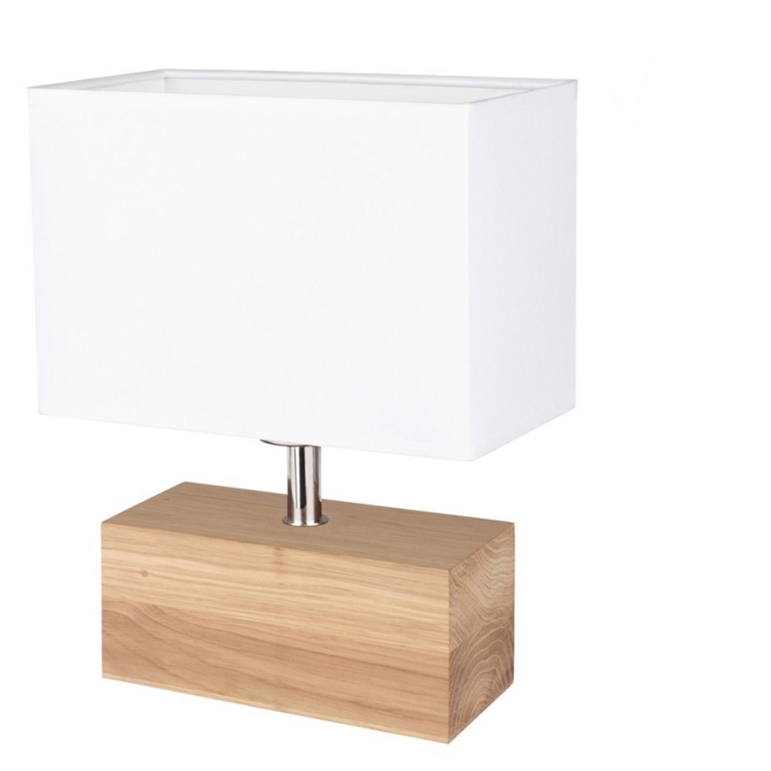 Candeeiro de mesa THEO 1xE27/25W/230V carvalho
