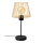 Candeeiro de mesa TORRI 1xE27/15W/230V dourada/preto