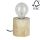 Candeeiro de mesa TRABO 1xE27/25W/230V pinho - certificado por FSC
