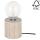 Candeeiro de mesa TRABO 1xE27/25W/230V pinho - certificado por FSC