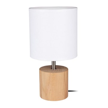 Candeeiro de mesa TRONGO ROUND 1xE27/25W/230V carvalho
