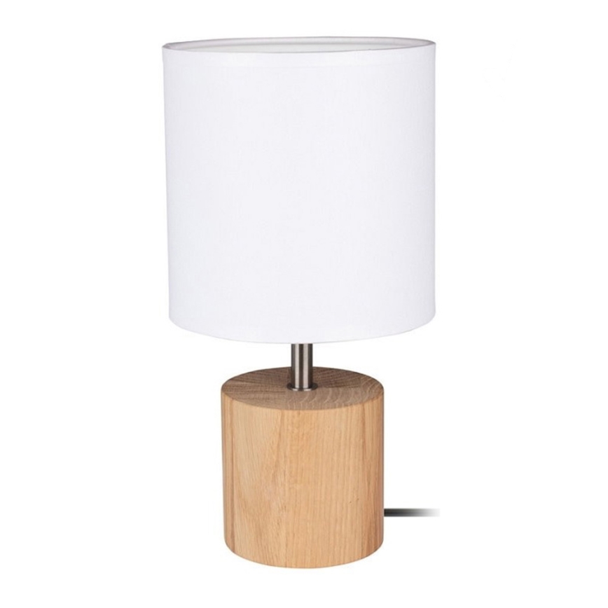 Candeeiro de mesa TRONGO ROUND 1xE27/25W/230V carvalho