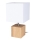Candeeiro de mesa TRONGO SQUARE 1xE27/25W/230V carvalho