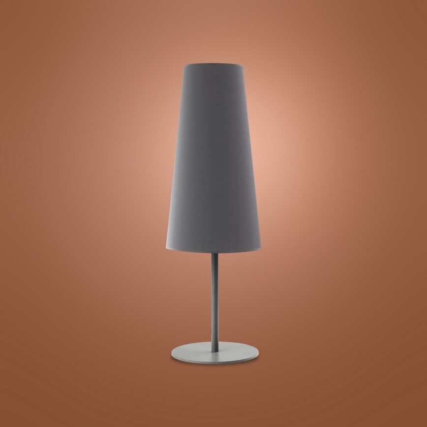 Candeeiro de mesa UMBRELLA 1xE27/15W/230V cinzento
