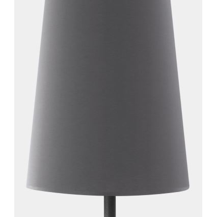 Candeeiro de mesa UMBRELLA 1xE27/15W/230V cinzento
