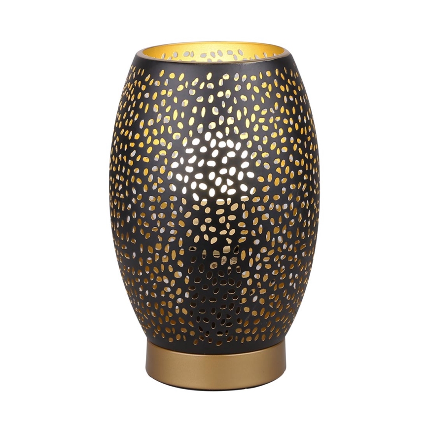 Candeeiro de mesa Venus 1xE27/60W/230V preto/ouro