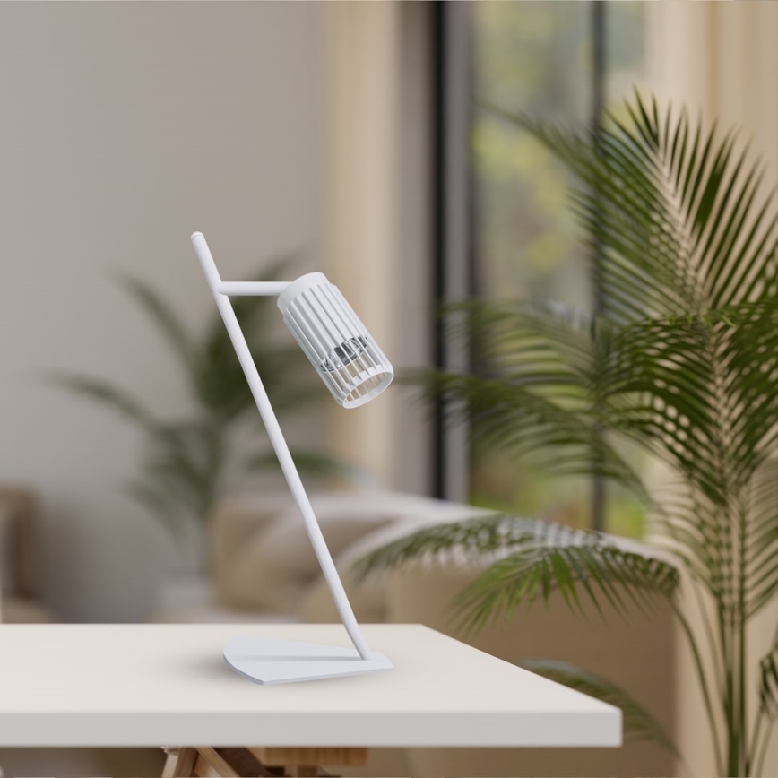 Candeeiro de mesa VERTICAL 1xGU10/8W/230V branco