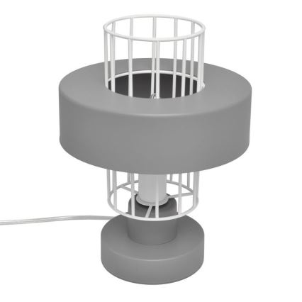 Candeeiro de mesa VOLTA 1xE27/15W/230V cinzento
