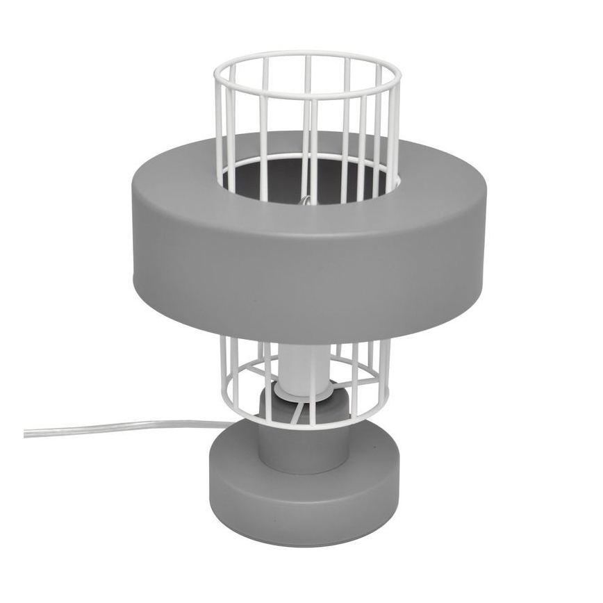 Candeeiro de mesa VOLTA 1xE27/15W/230V cinzento