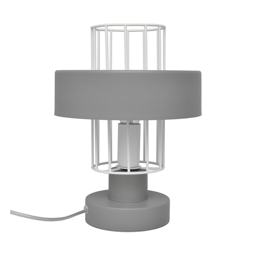 Candeeiro de mesa VOLTA 1xE27/15W/230V cinzento
