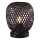 Candeeiro de mesa ZANZIBAR 1xE27/20W/230V diâmetro 18 cm bambu