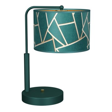 Candeeiro de mesa ZIGGY 1xE27/60W/230V verde/dourado