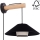 Candeeiro de parede AMIGO 1xE27/25W/230V carvalho – FSC certificado