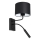 Candeeiro de parede ARDEN 1xE27/60W+1xG9/8W/230V preto/branco