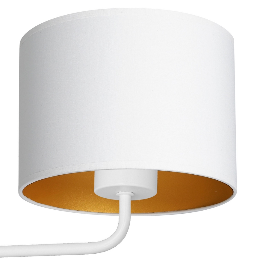 Candeeiro de parede ARDEN 1xE27/60W/230V branco/dourado
