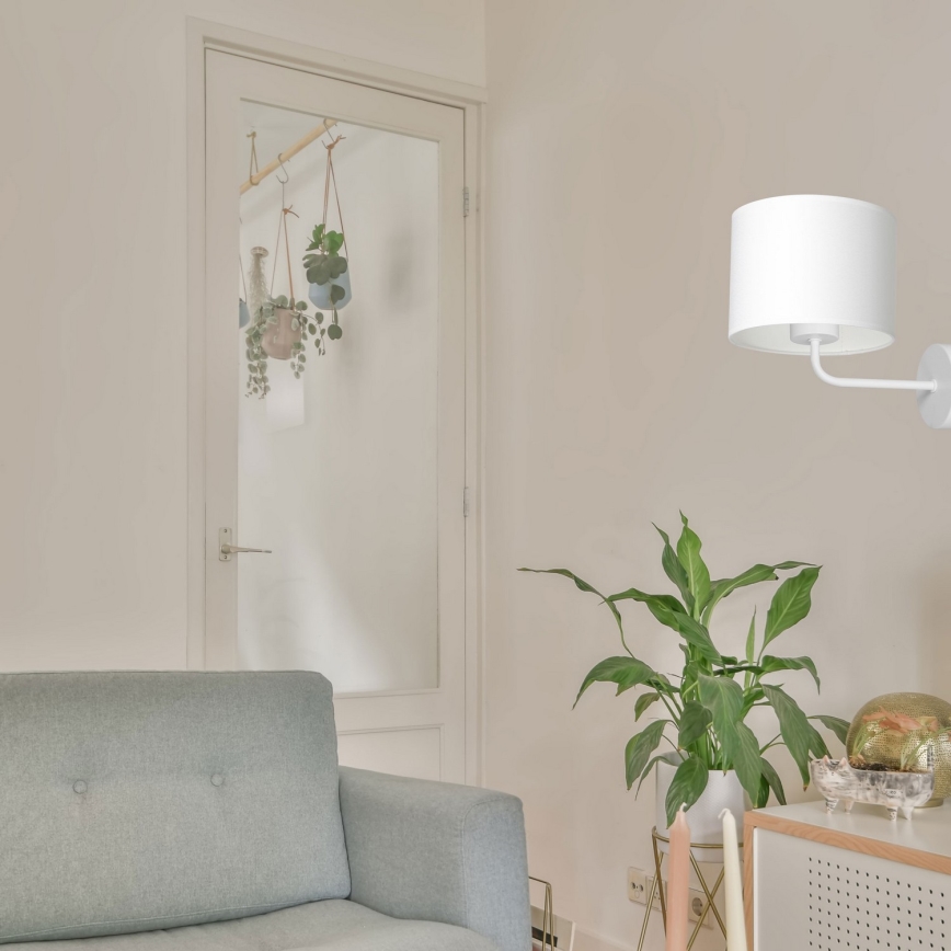 Candeeiro de parede ARDEN 1xE27/60W/230V branco