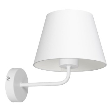 Candeeiro de parede ARDEN 1xE27/60W/230V branco