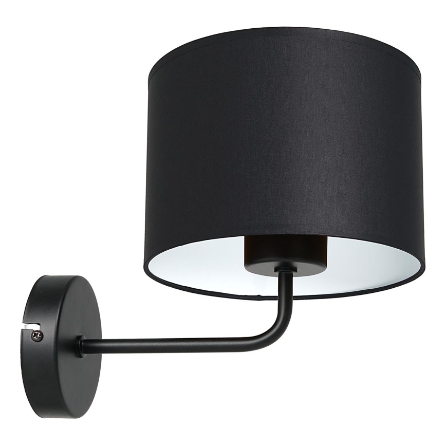 Candeeiro de parede ARDEN 1xE27/60W/230V preto/branco