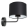 Candeeiro de parede ARDEN 1xE27/60W/230V preto/branco