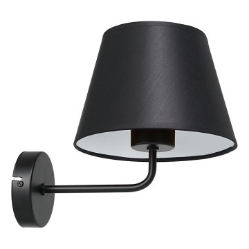 Candeeiro de parede ARDEN 1xE27/60W/230V preto/branco