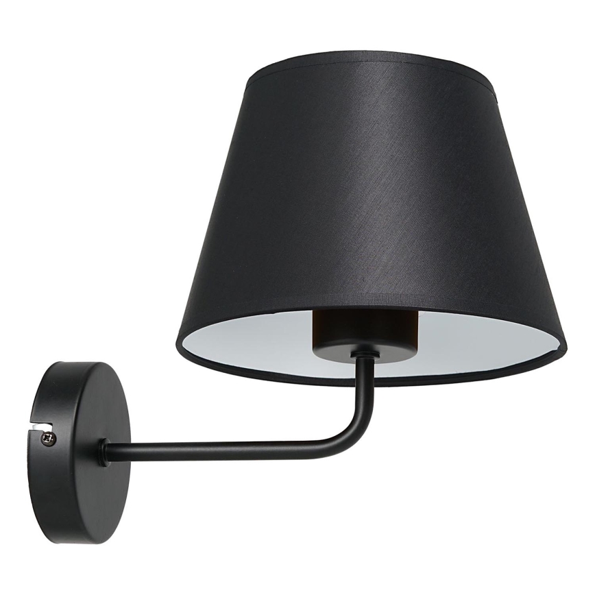 Candeeiro de parede ARDEN 1xE27/60W/230V preto/branco