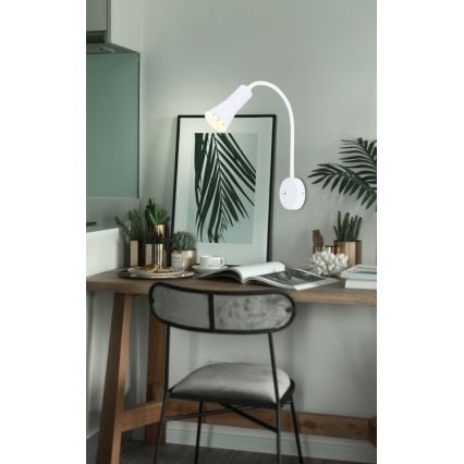 Candeeiro de parede ARENA 1xE14/40W/230V branco