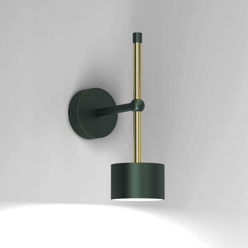 Candeeiro de parede ARENA 1xGX53/11W/230V verde/dourado