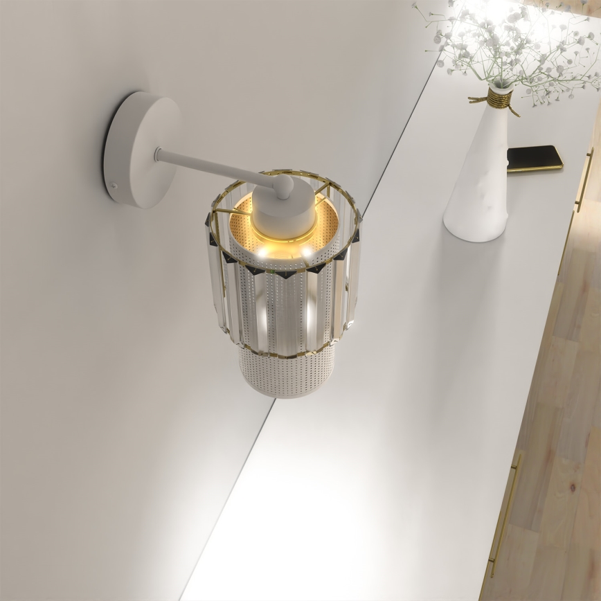 Candeeiro de parede BLANCO 1xE27/60W/230V branco