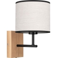 Candeeiro de parede BOHO 1xE27/25W/230V carvalho