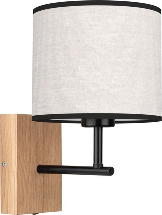 Candeeiro de parede BOHO 1xE27/25W/230V carvalho