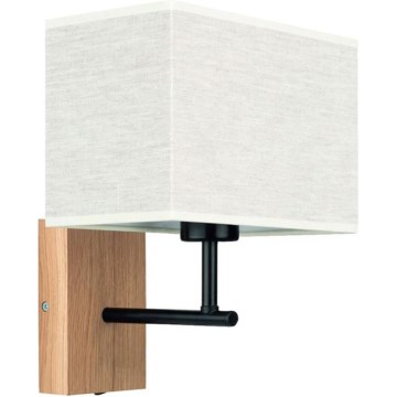Candeeiro de parede BOHO 1xE27/25W/230V carvalho