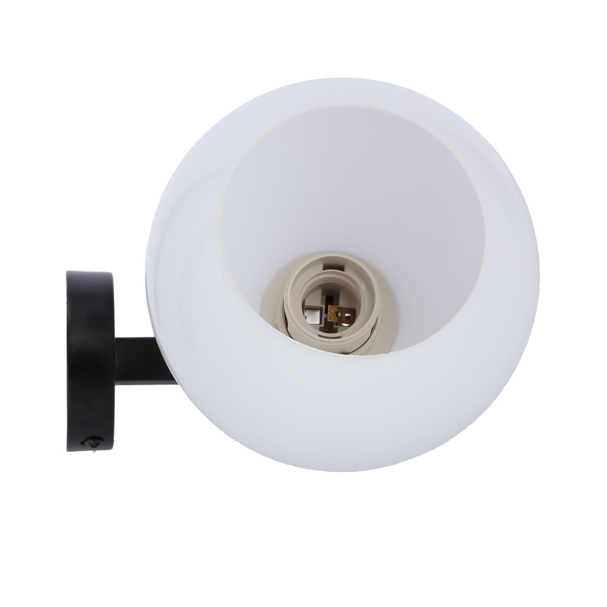 Candeeiro de parede CALDERA 1xE27/60W/230V preto