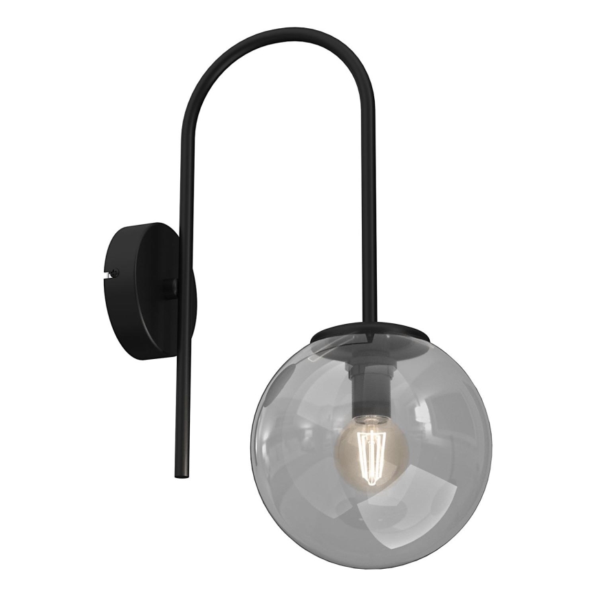 Candeeiro de parede CAMBRIDGE 1xE14/60W/230V preto