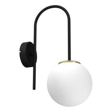 Candeeiro de parede CAMBRIDGE 1xE14/60W/230V preto/latão