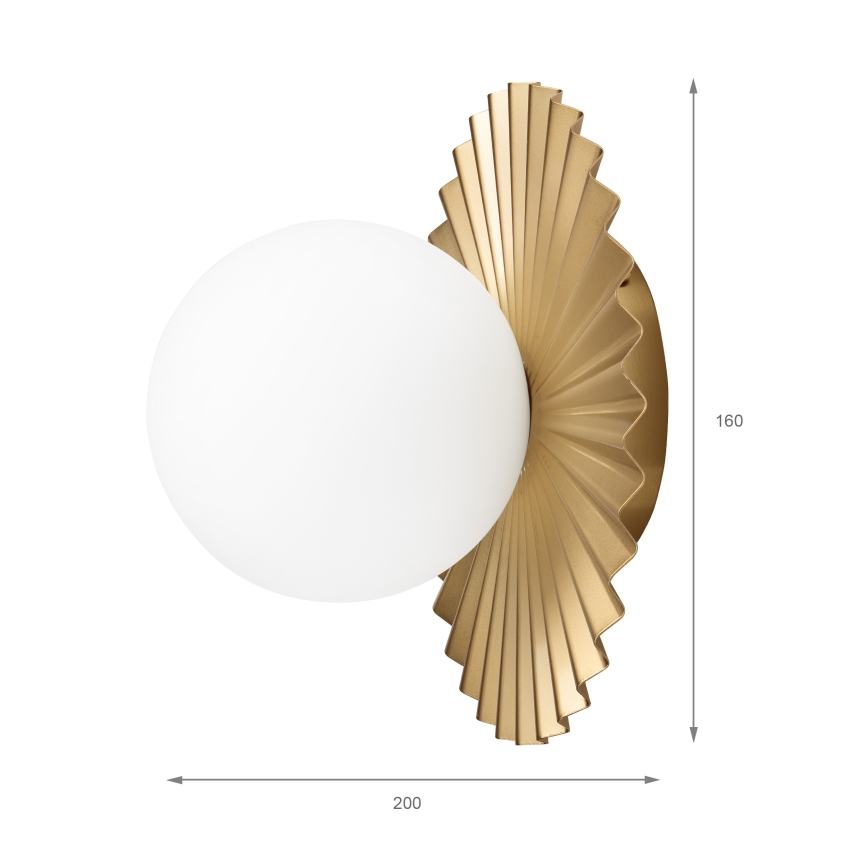Candeeiro de parede CHITA 1xG9/5W/230V dourado