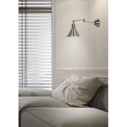 Candeeiro de parede COPENHAGEN 1xE14/40W/230V mate cromado