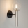 Candeeiro de parede DAISY 1xG9/12W/230V cromado brilhante/preto/transparente