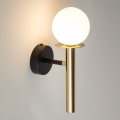 Candeeiro de parede DAISY 1xG9/12W/230V dourado/preto/branco