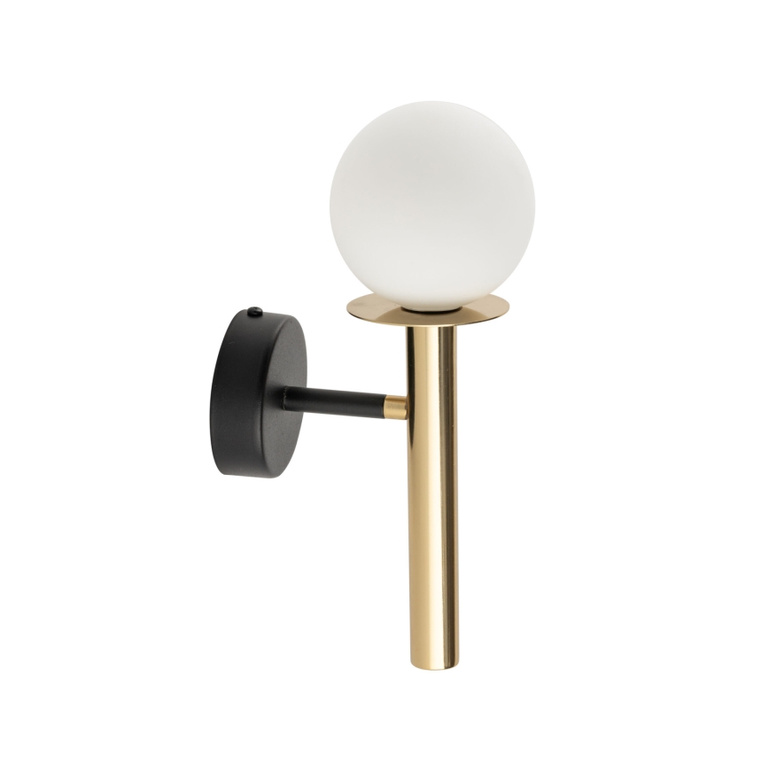 Candeeiro de parede DAISY 1xG9/12W/230V dourado/preto/branco