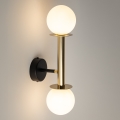 Candeeiro de parede DAISY 2xG9/12W/230V dourado/preto/branco