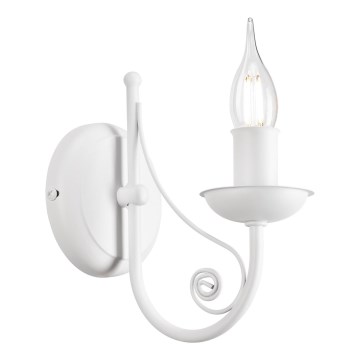 Candeeiro de parede DONATO 1xE14/40W/230V branco