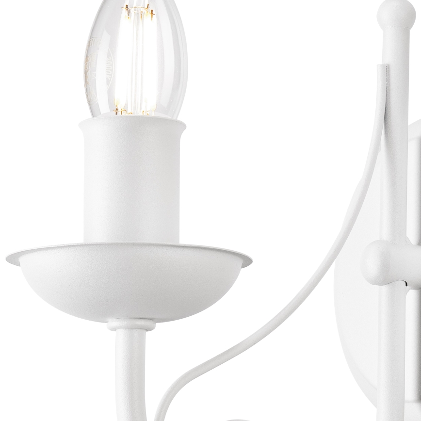 Candeeiro de parede DONATO 1xE14/40W/230V branco