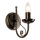 Candeeiro de parede DONATO 1xE14x40W/230V pátina