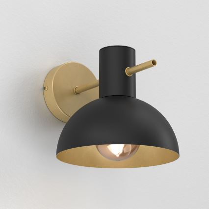 Candeeiro de parede ESTATE MINI 1xE27/15W/230V preto